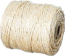 Cordino in Fibra Di Sisal Naturale a 2 Fili Lunghezza 100 Metri per Fai da te