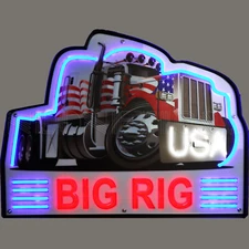 TRUCK – BIG RIG LED FLEX-NEON SIGN -- 25BGRIG