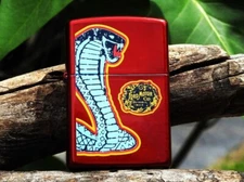 Ford Cobra Zippo Lighter - Motor Company - Super Snake  - Shelby - Mustang GT500