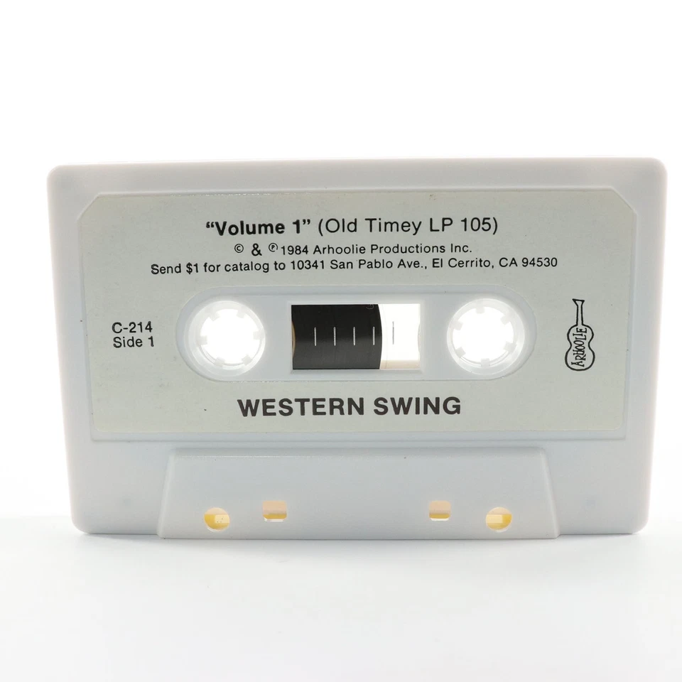 Western Swing Vol. 1 & 2 Historic Recordings (Cassette Tape, 1984 Arhoolie) RARE - Image 4 of 4
