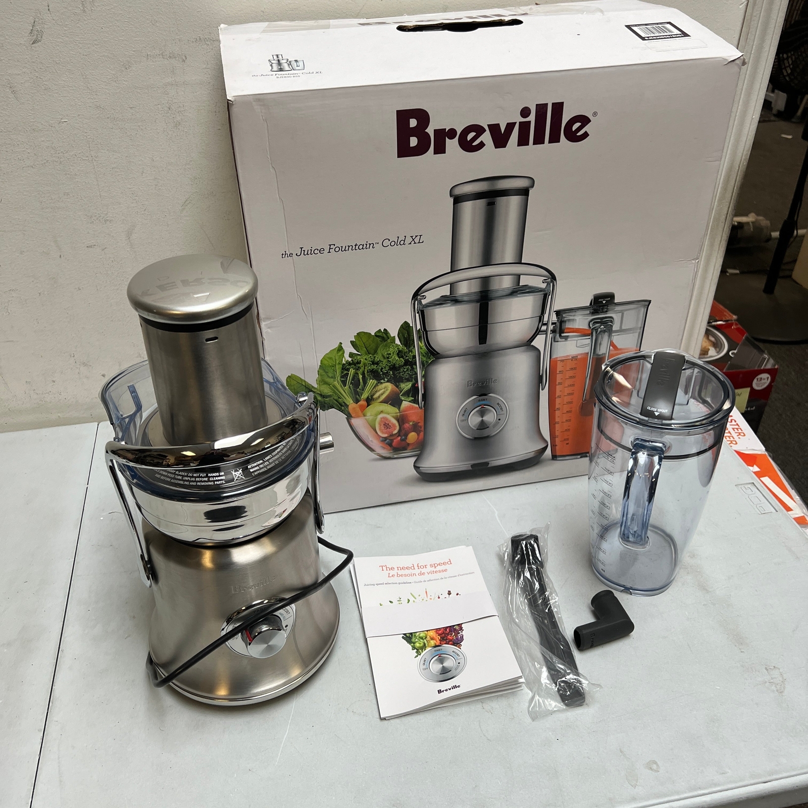 Breville the Juice Fountain Cold XL Juicer BJE830BSS 21614251954 eBay