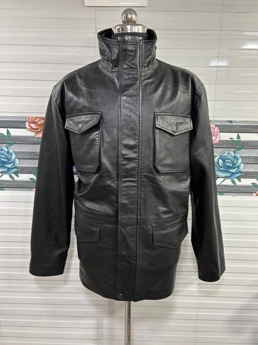 ジャケット・アウター beauty:beast Leather M65Military Jacket Flight Brown M65 Leather Field Jacket