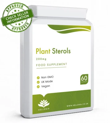 Hellenia Plant Sterol (Beta Sitosterol) 200mg - 60 Capsules