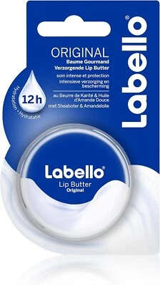 Baume Lèvres Labello Lip Butter Original Neuf - 12h Hydratation Karité