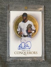 2020 Estevan Florial Onyx FUTERA UNIQUE #D /7 CONQUERORS AUTO PROSPECT YANKEES