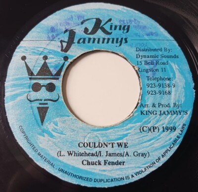 Chuck Fender - Couldn't We / Version (Badda Badda) 45 - 1999 Jammy's Records 