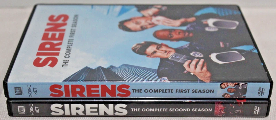 Sirens DVD Complete Season 1 & 2 US Sitcom EMTs Medical Responder Crude Comedy - Image 2 of 4