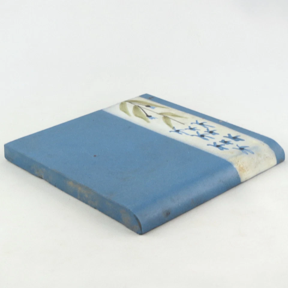 CARREAU Bleu Ancien ROGER CAPRON Céramique VALLAURIS 50, table/blin/picault... - Photo 4/4