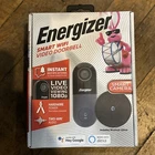 Energizer Smart Wi-Fi 1080p Video Doorbell with Chime Set