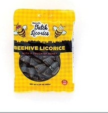 Gustaf's Traditional (Black) Licorice Beehives 5.29 Oz Bag
