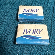 Vintage Ivory Soap Bars 2.5 Oz Unopened 1970s Or 80s 2 Bars In This Set