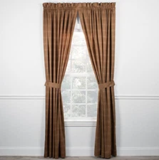 Ellis Curtain Morrison Tailored Curtains Panel Pair with Tiebacks