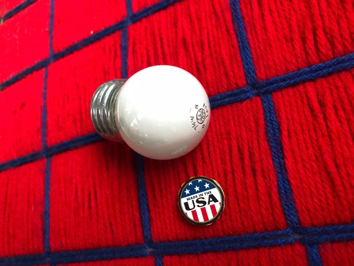 24new GE 7 1 2 watt S11 ceramic white NIGHT LIGHT BULB E27