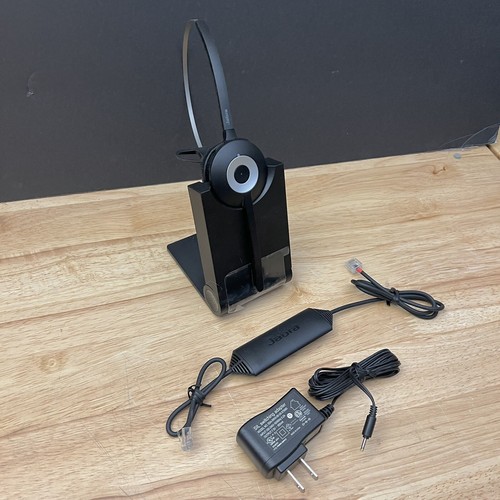 Jabra - Charging Base with Headset - Model: WHB003BS