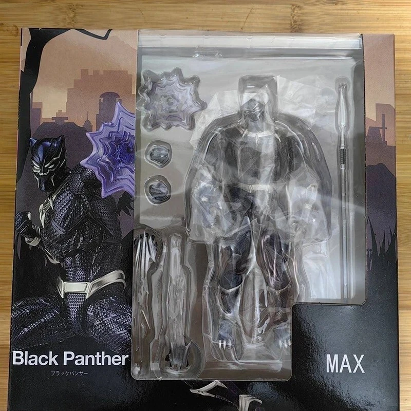 Amazing Yamaguchi Revoltech Black Panther Action Figure - Image 3 of 4