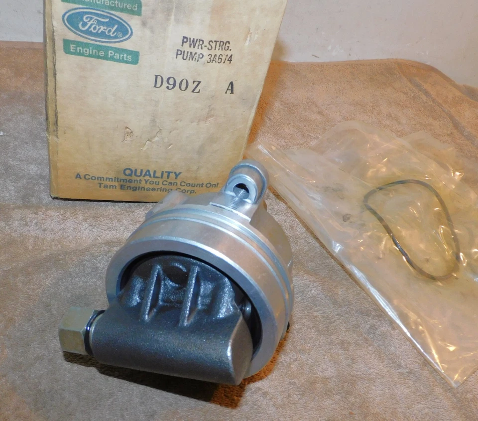 1979 1980 Ford Mustang LTD II Capri Grand Marquis NOS REMAN POWER STEERING PUMP - Image 4 of 4
