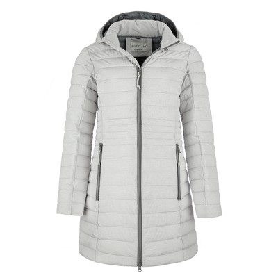 Blue Flame Damen Steppmantel Steppjacke Gefüttert Stehkragen Abtrennbare Kapuze