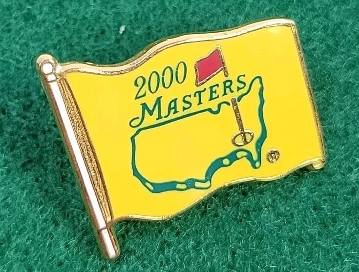 Prendedor conmemorativo del torneo Masters 2000 Augusta National ~ Vijay Singh Foto 3 de 4