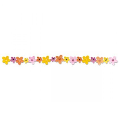Nuevo 2007 Ellison Flowers So Girly Sizzix Sizzlits tira decorativa troquel 654359 - Imagen 3 de 8