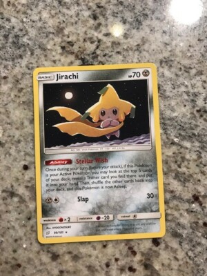 Pokemon TCG Jirachi 99/181 Team Up Stellar Wish Non-Holo Rare NM/M Never Played | eBay Pokemon TCG Jirachi 99/181 Team Up Stellar Wish Non-Holo Rare NM/M Never Played | eBay