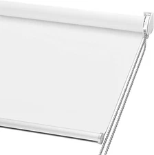 ChrisDowa 100% Blackout Roller Shade, Window Blind with Thermal Insulated, UV