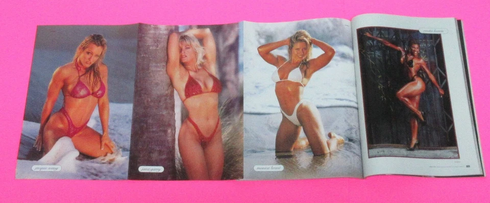 Muscular Development Magazine April 1996 kiana Tom Poster Swimsuit Bikini issue - Image 3 of 4