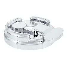 Chrome Fuel Cap Cover for Peterbilt - Locking