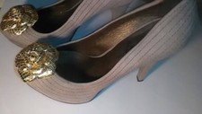 2-teiliges Set, Schuhdeko, Ros&eacute;gold f&uuml;r Lederschuhe.
