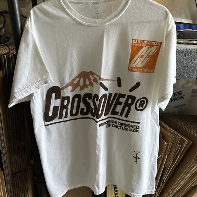 新作【CACTUS JACK】TRAVIS SCOTT XCACTUS JACK CROSS TECH TEE Brand New*Travis Scott Cactus Jack Crossover Tee Size:Medium