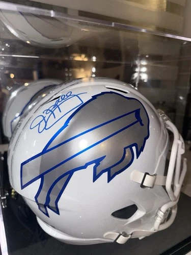 Buffalo Bills Jim Kelly Autographed Full Size Football Helmet Beckett COA