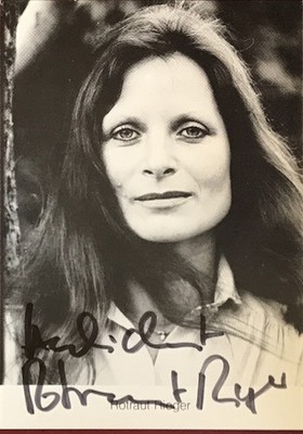 Rotraut Rieger Oh Gott Herr Pfarrer Die Stadtklinik autograph signed 4''x6'' photo