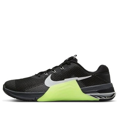 Size 8 Nike Mecton 7 Black White Volt Mens Training Gym Shoes CZ8281-017