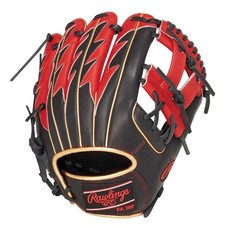 Rawlings HOH Thunder 11.5" Infield Baseball Glove - Black/Scarlet