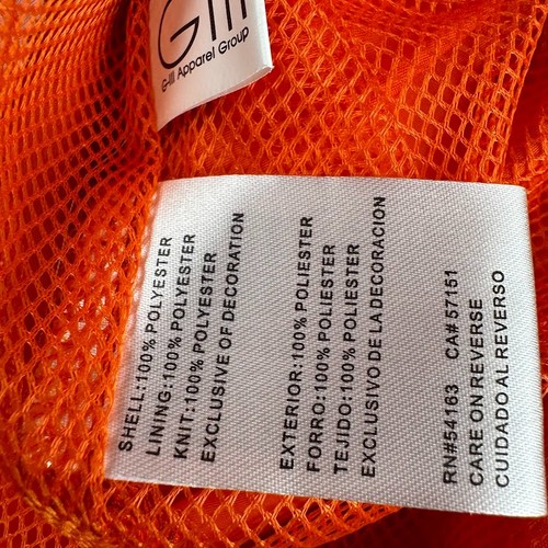 San Francisco Giants Windbreaker Jacket G III Large Orange MLB Baseball V Neck - Picture 11 of 12