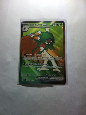 Decidueye ex 100/088 Holo Ultra Rare Perfect Order Near Mint Great Graphics 