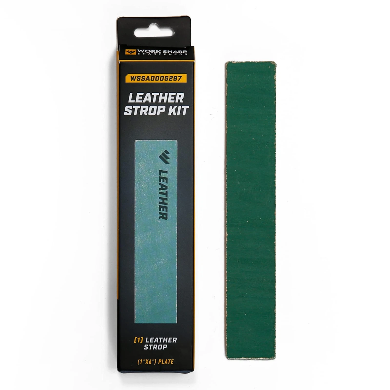 Leather Strop Plate Replacement Kit 1x6 Inch for Knife Sharpening
