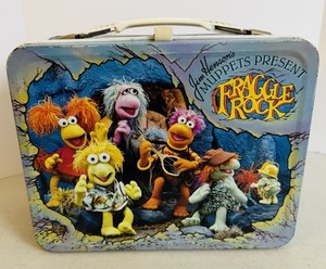Vintage 1984 FraggleRock Rock Metal Lunchbox