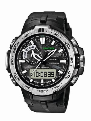 CASIO PRO Trek PRW-6000 FUNK SOLAR UHR Radio Controlled Höhenmesser,Kompass,Temp