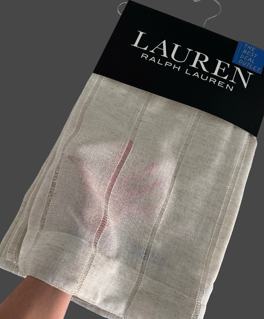 New Ralph Lauren Window Curtains 2 Panels Beige 54 x 96 Linen Hamilton Back Tab
Opens in a new windo