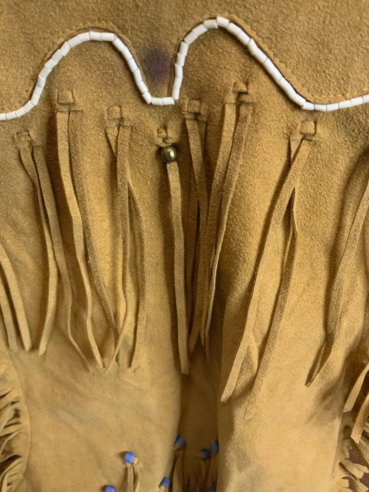 American Girl Doll Kaya Kaya's Meet Outfit Dress Original Deerskin Historical EU - Image 3 of 4