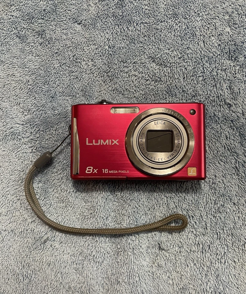 Panasonic Lumix DMC-FH25 16MP (Red) Digital Camera 8x Optical Zoom in Box Tested - Image 2 of 4