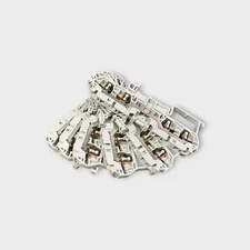 Entrelec DIN Rail-Mountable Modular Terminal Blocks (Lot of 6) - New Open Box