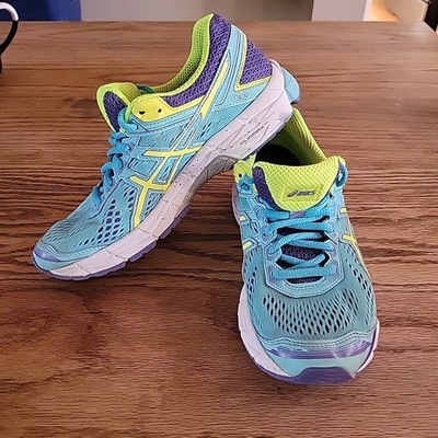 ASICS Duomax GT-1000 Women's size 8 athletic shoe Guidance Line Running Gel Blue
