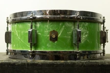 1930s Leedy 5x14 Broadway Standard Green Pearl Snare Snare Drum