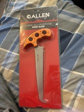 Allen Omega Mini Deer Hunting Camping Bone Saw Sheath Yuma Stainless Steel Handl