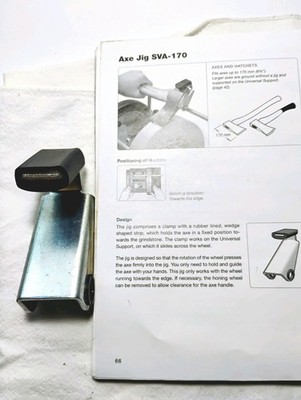Axe Sharpening Jig for Tormek Sharpeners Tormek SVA-170 Axe Jig. Makes