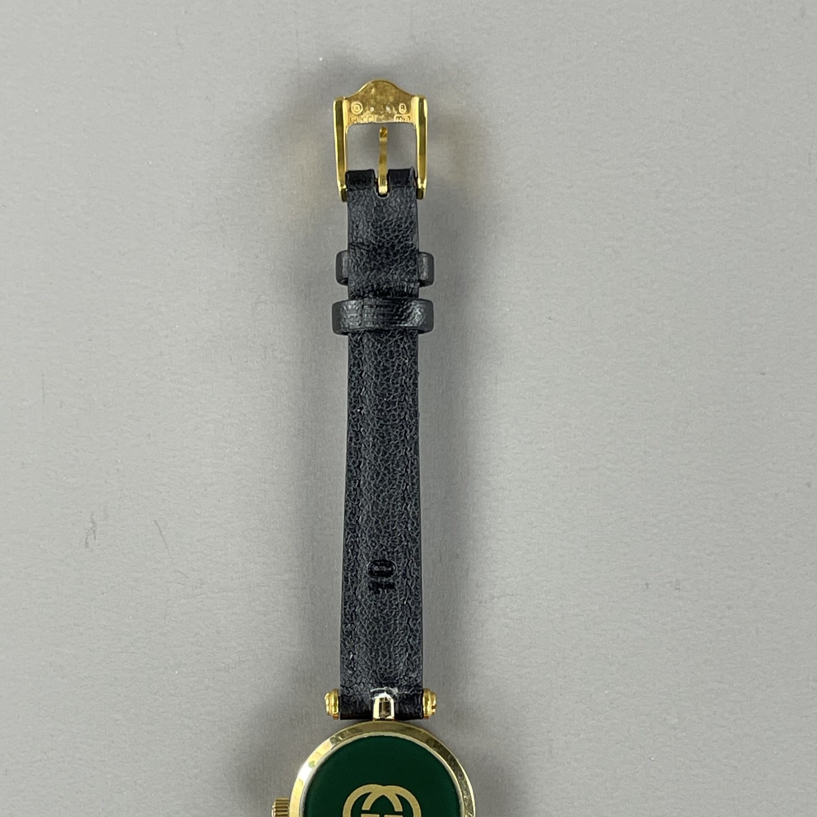 GUCCI 2000L Vintage Ladies Watch 21mm Quartz Gold SS Brand New band Cal.579.005 thumbnail 13