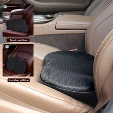 Memory Foam Car Seat Cushion Sciatica Lower Back Pain Relief Driver Seat