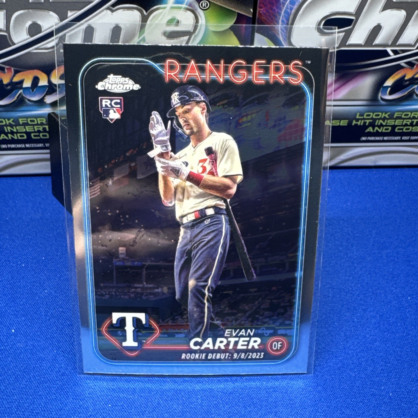 2024 Topps Chrome Update Series - Rookie Debut Evan Carter #USC199 (RC)