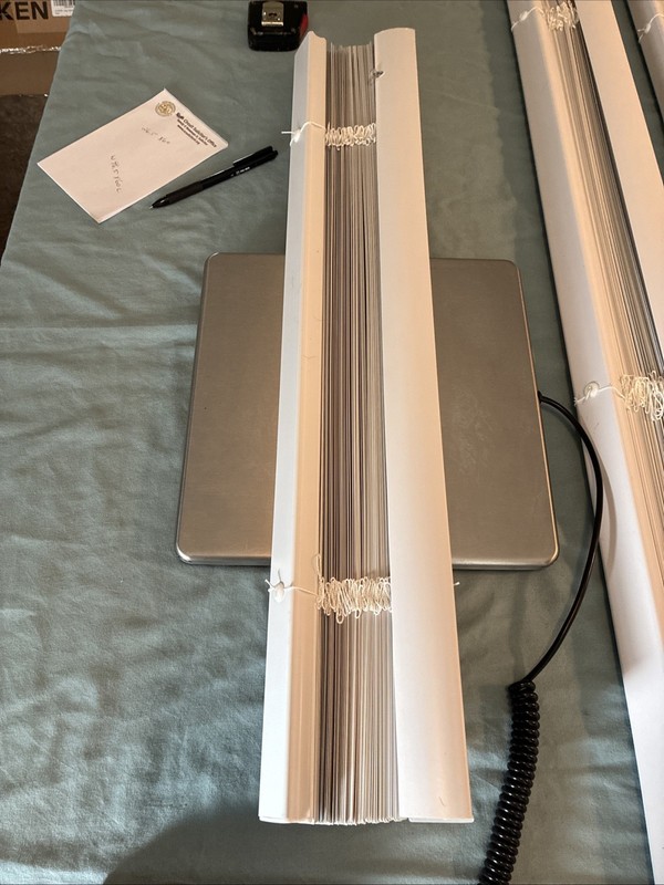 Mini Blind Window Treatment 1 White Vinyl 26.5 x 60 Lot of 3 Blinds Great Cond